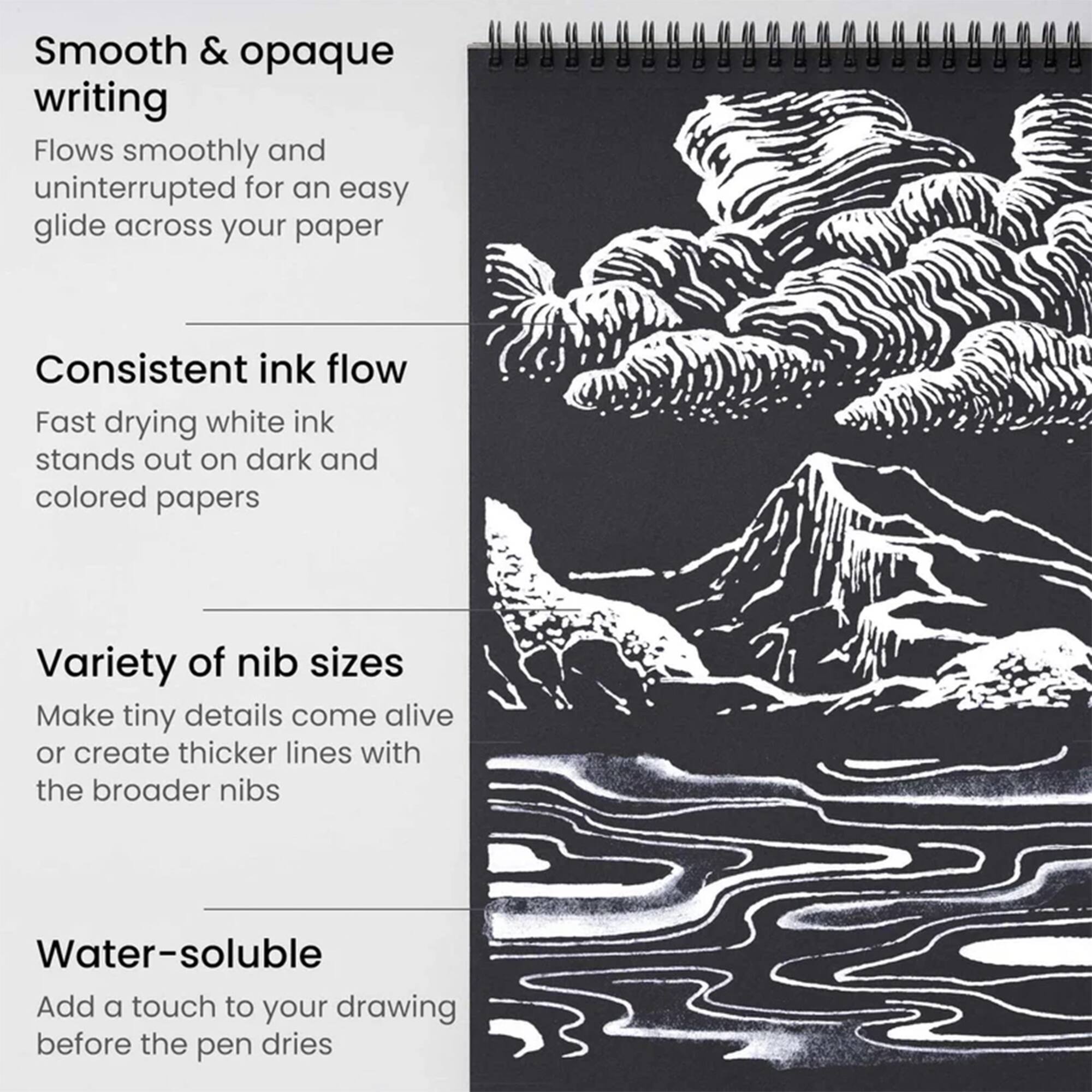 Arteza® White Gel Pen Set